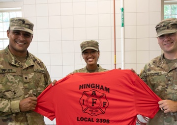 Massachusetts Fire departments donate gear to Military Division