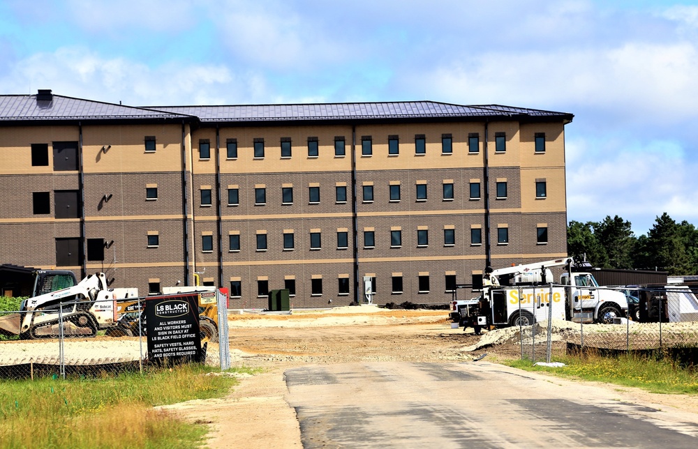 Barracks construction on second barracks continues at Fort McCoy