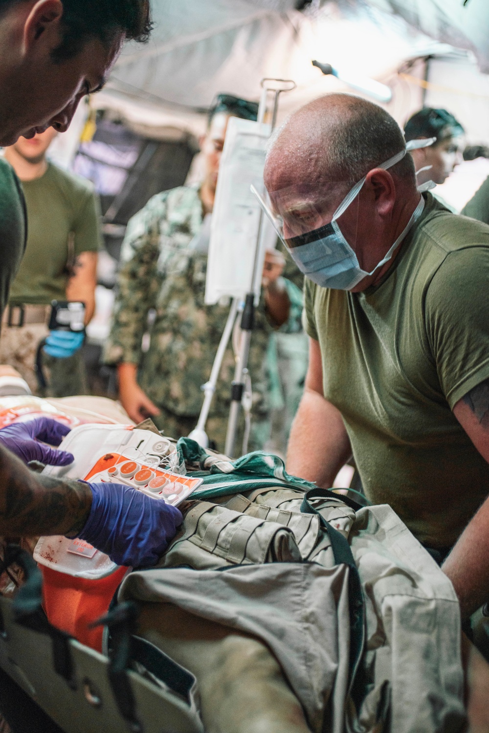 13th MEU Shock Trauma Platoon Conducts Medical Training during RUT