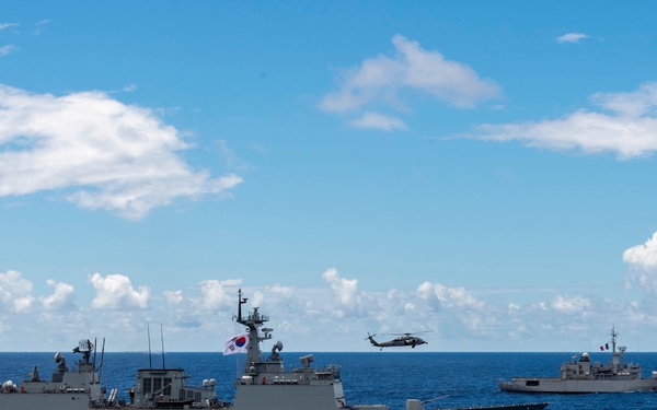 RIMPAC 2022 Fleet Sails in Formation