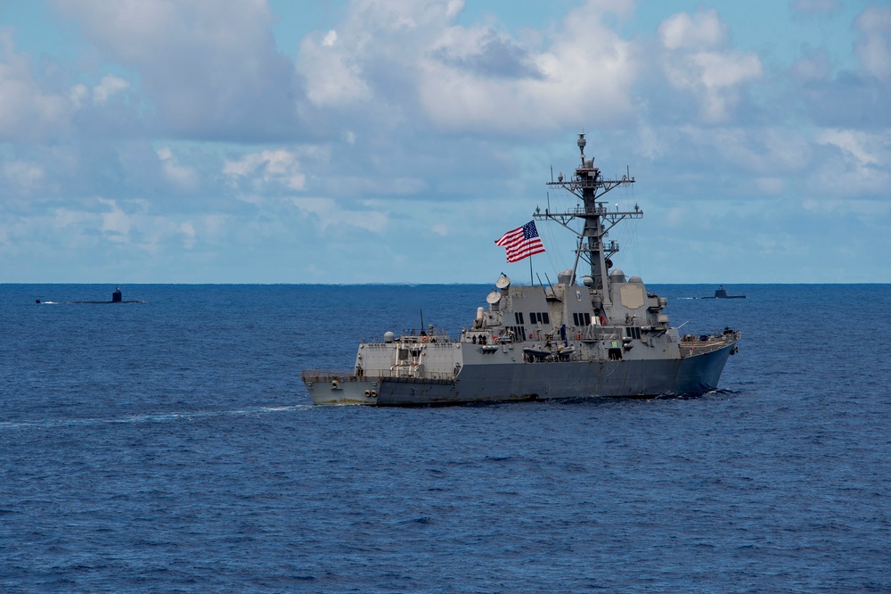 RIMPAC 2022 Fleet Sails in Formation