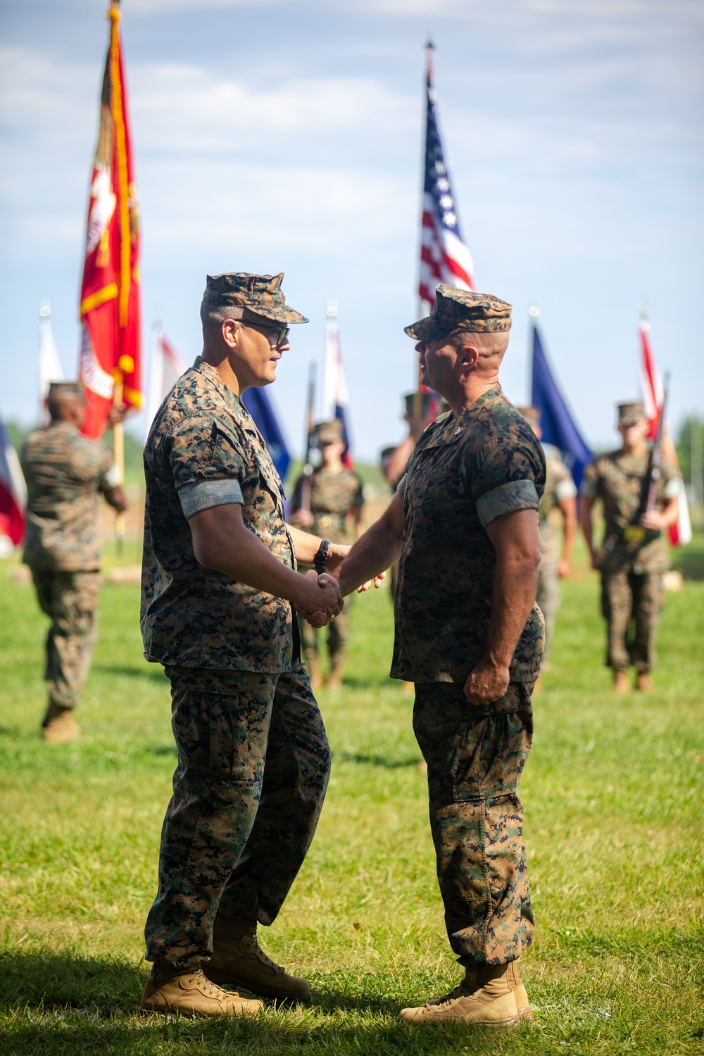 Weapons Training Battalion Change of Command Ceremony