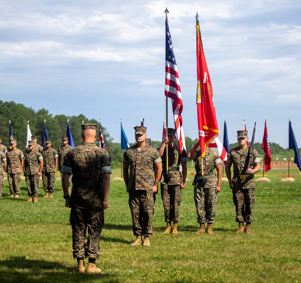 Weapons Training Battalion Change of Command Ceremony