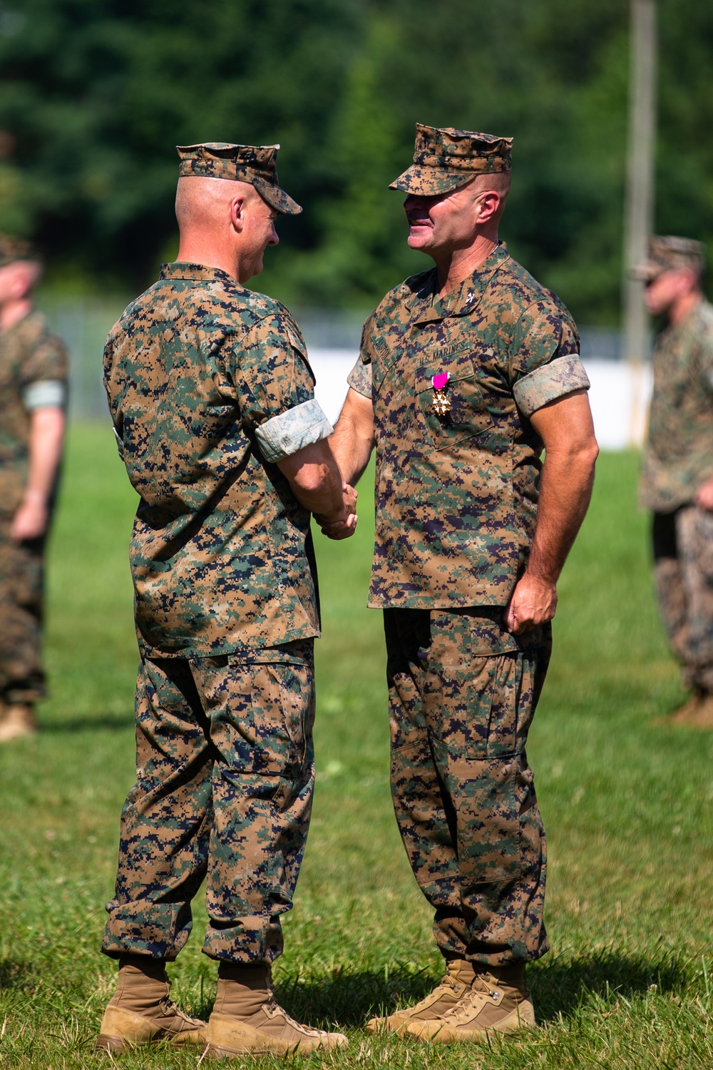 Weapons Training Battalion Change of Command Ceremony