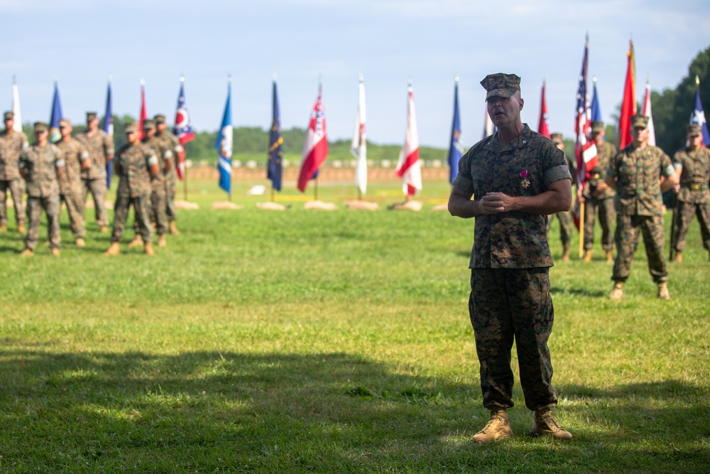 Weapons Training Battalion Change of Command Ceremony