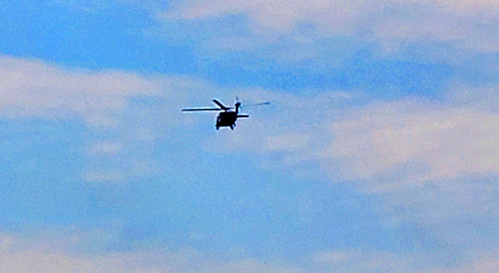 Army UH-60 Black Hawk crews support summer training at Fort McCoy