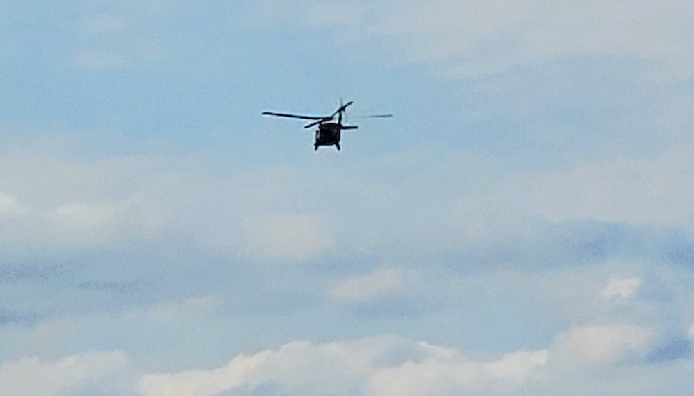 Army UH-60 Black Hawk crews support summer training at Fort McCoy