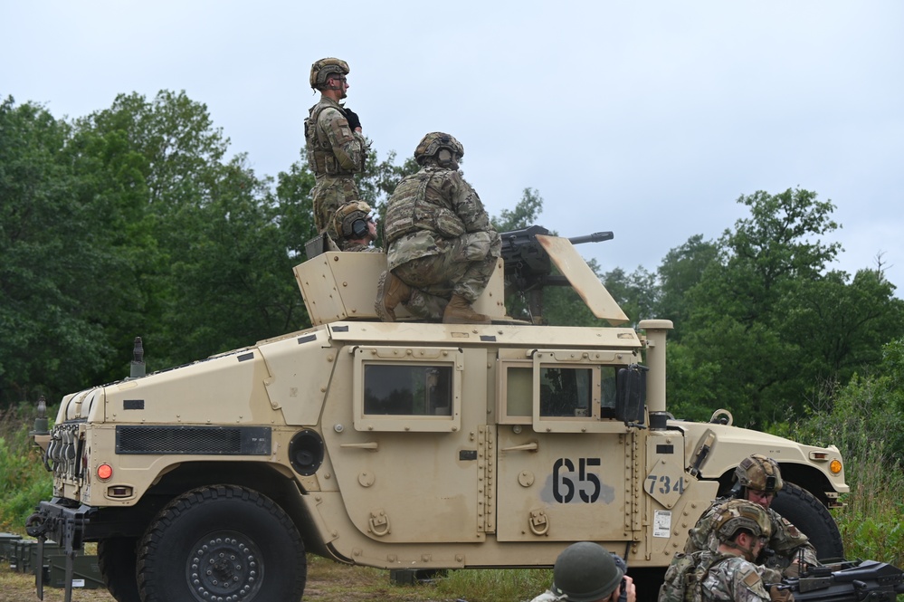 219th Security Forces Squadron Trains at Camp Ripley