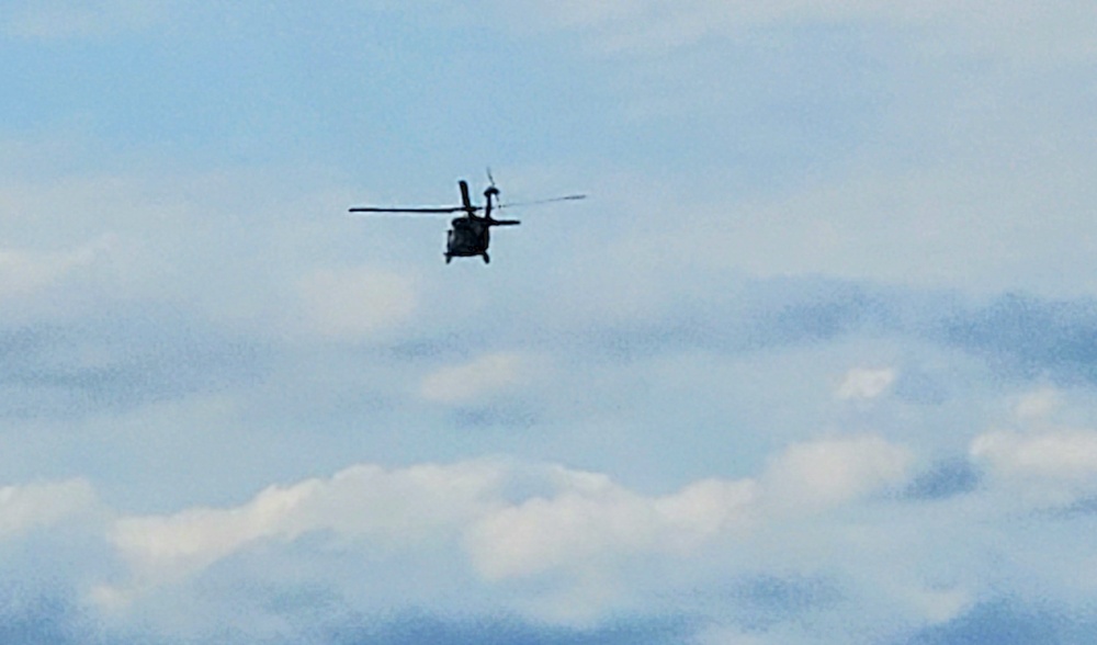 Army UH-60 Black Hawk crews support summer training at Fort McCoy