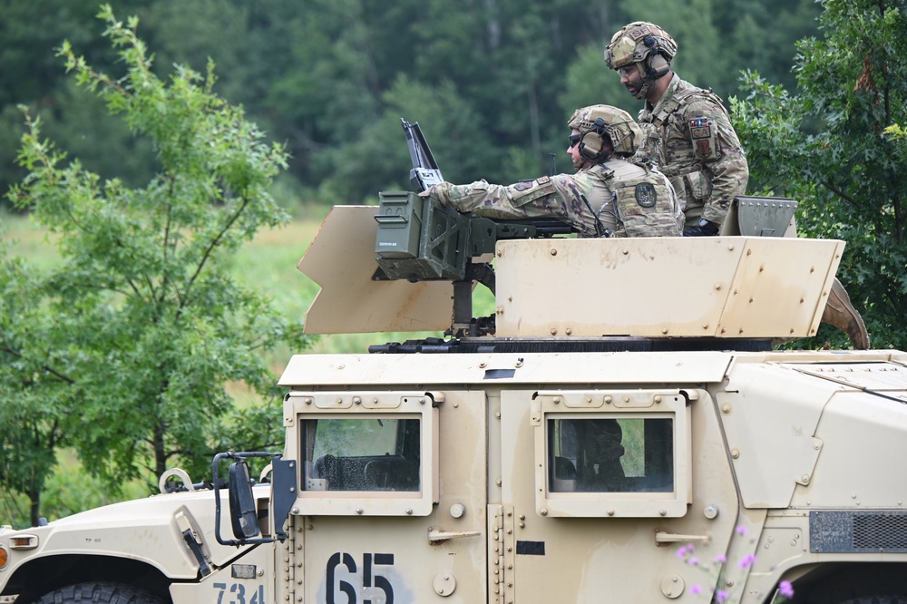 219th Security Forces Squadron Trains at Camp Ripley