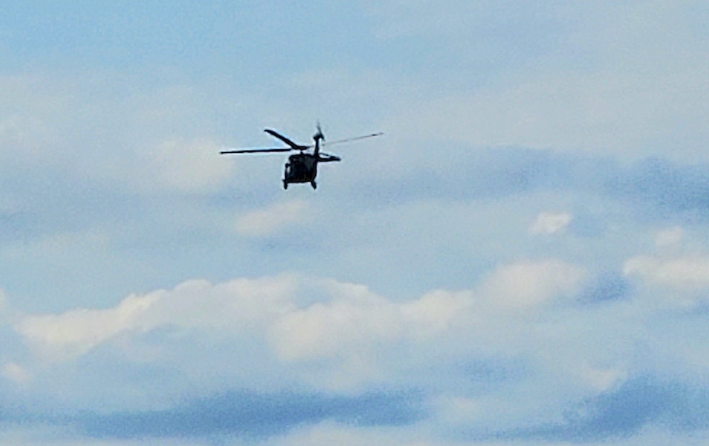 Army UH-60 Black Hawk crews support summer training at Fort McCoy