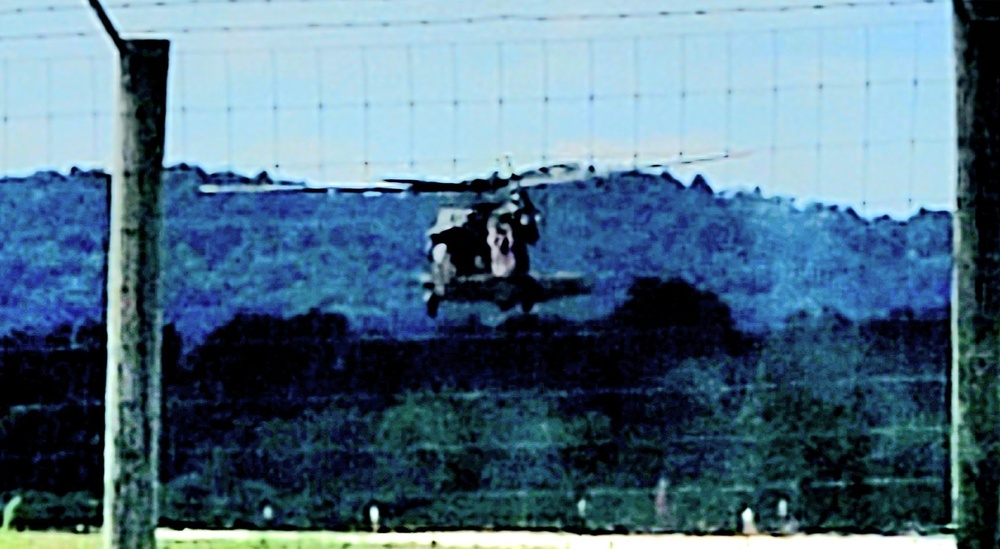 Army UH-60 Black Hawk crews support summer training at Fort McCoy
