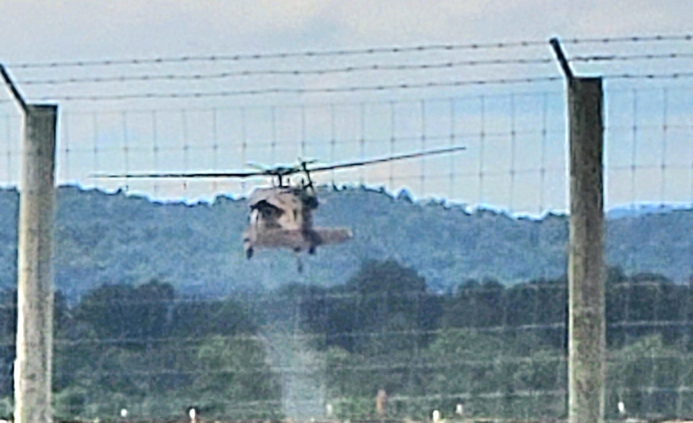 Army UH-60 Black Hawk crews support summer training at Fort McCoy