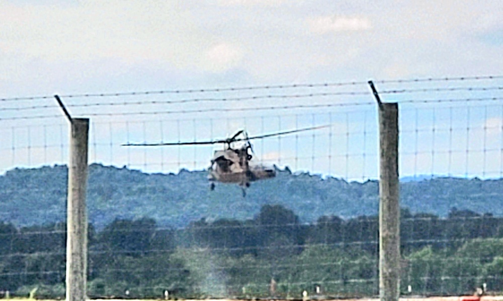 Army UH-60 Black Hawk crews support summer training at Fort McCoy