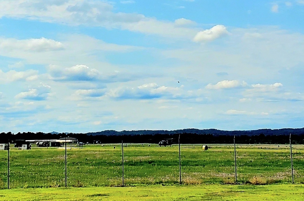 Army UH-60 Black Hawk crews support summer training at Fort McCoy