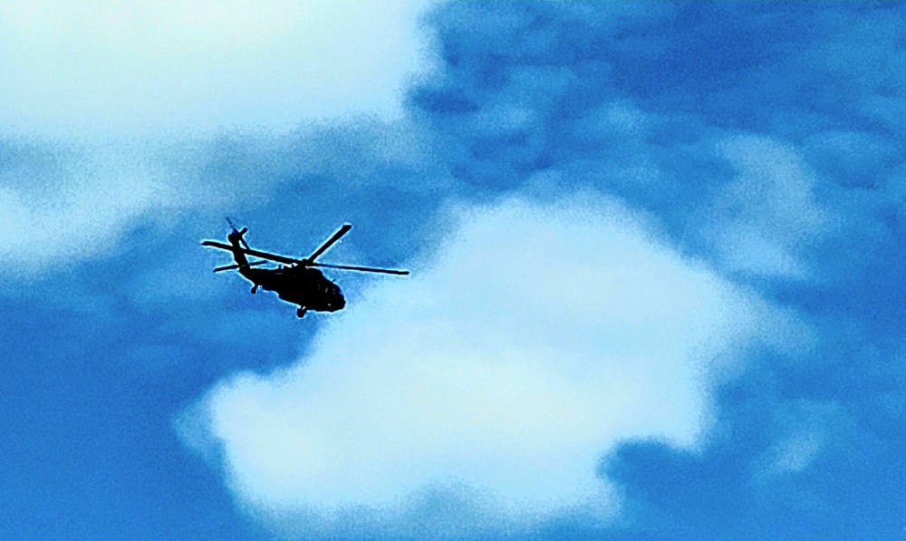 Army UH-60 Black Hawk crews support summer training at Fort McCoy