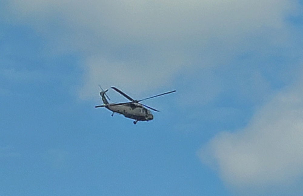 Army UH-60 Black Hawk crews support summer training at Fort McCoy