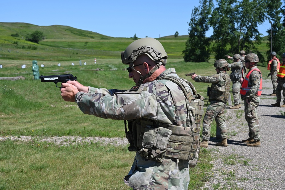 North Dakota National Guard Leaders Shoot at State Marksmanship Match