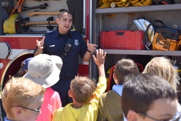 Presidio of Monterey Fire Department trains Cub Scouts in fire safety