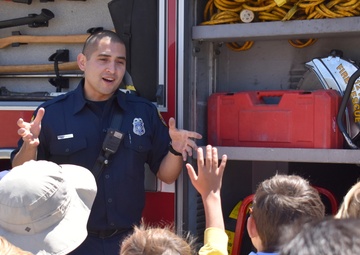Presidio of Monterey Fire Department trains Cub Scouts in fire safety
