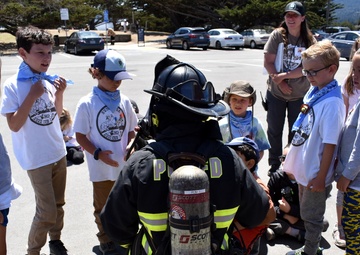 Presidio of Monterey Fire Department trains Cub Scouts in fire safety