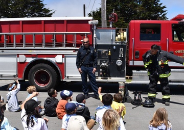 Presidio of Monterey Fire Department trains Cub Scouts in fire safety