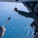 U.S. Marine Corps MV-22B Osprey resupplies U.S. Navy submarine