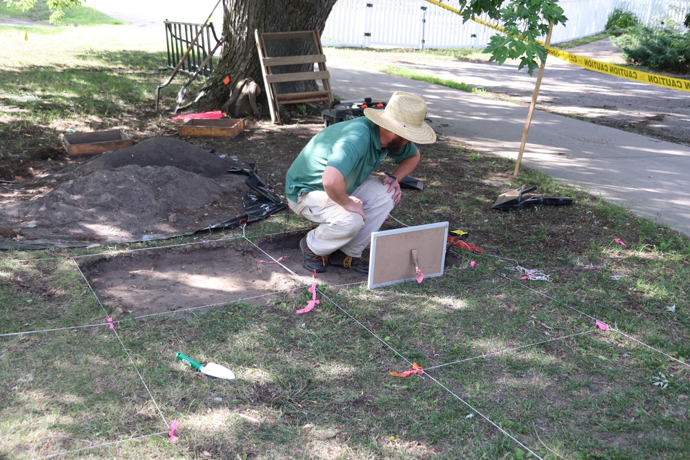 Archaeology team works on special survey on Fort McCoy's South Post