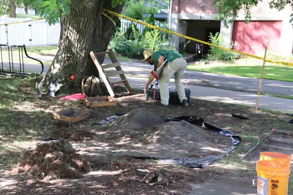 Archaeology team works on special survey on Fort McCoy's South Post