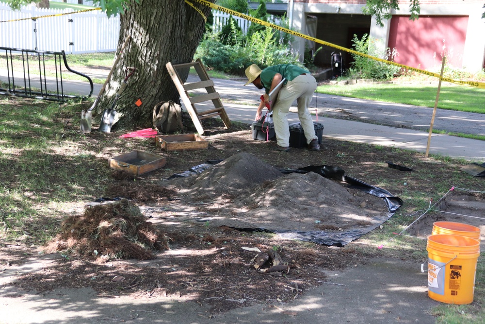 Archaeology team works on special survey on Fort McCoy's South Post