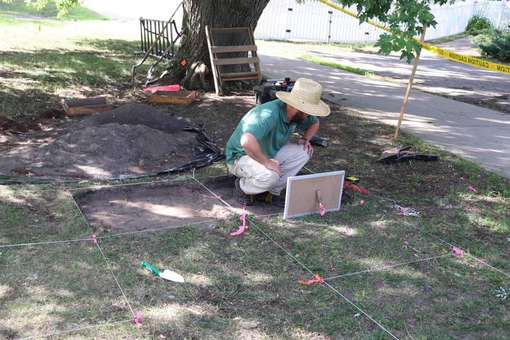 Archaeology team works on special survey on Fort McCoy's South Post