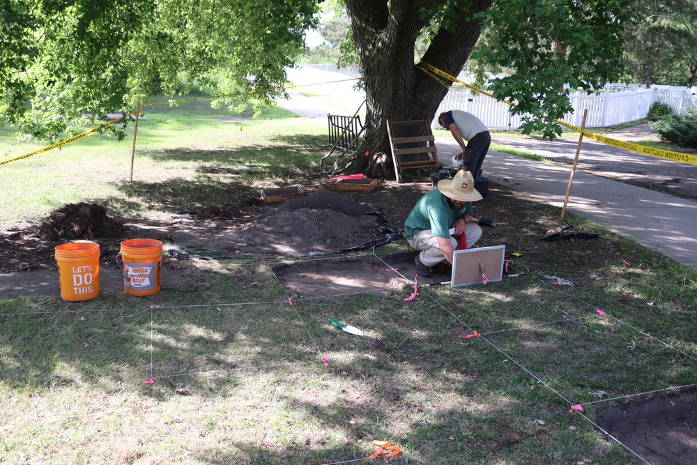 Archaeology team works on special survey on Fort McCoy's South Post