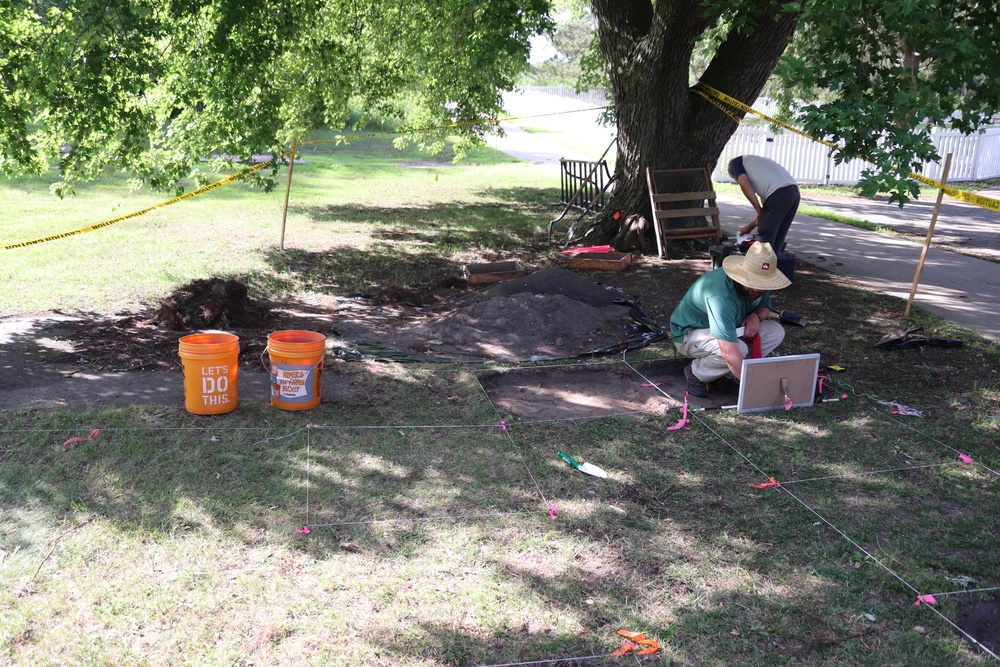 Archaeology team works on special survey on Fort McCoy's South Post