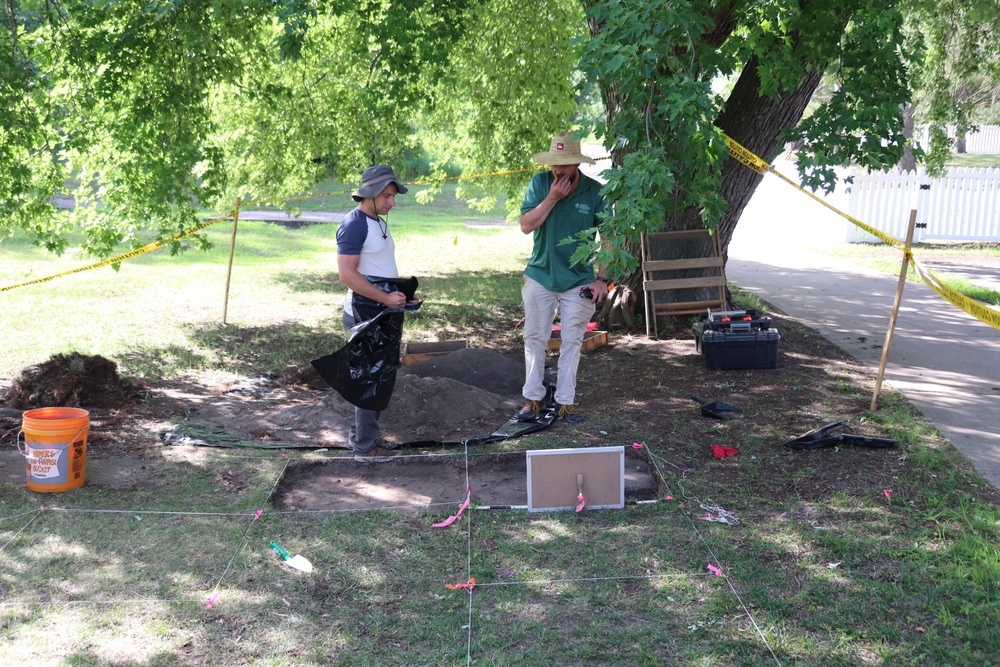 Archaeology team works on special survey on Fort McCoy's South Post