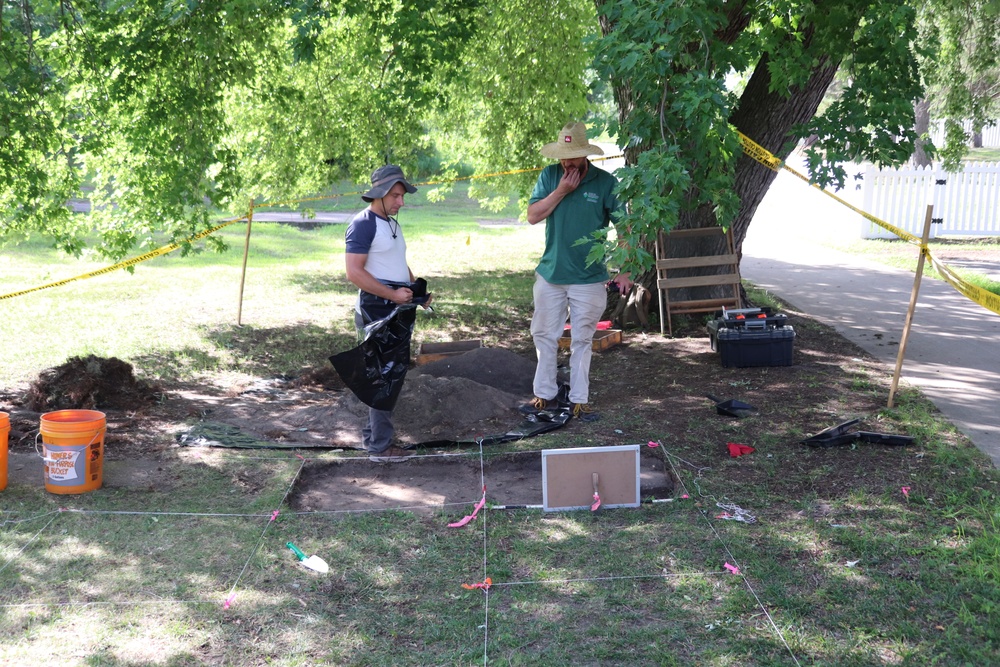 Archaeology team works on special survey on Fort McCoy's South Post