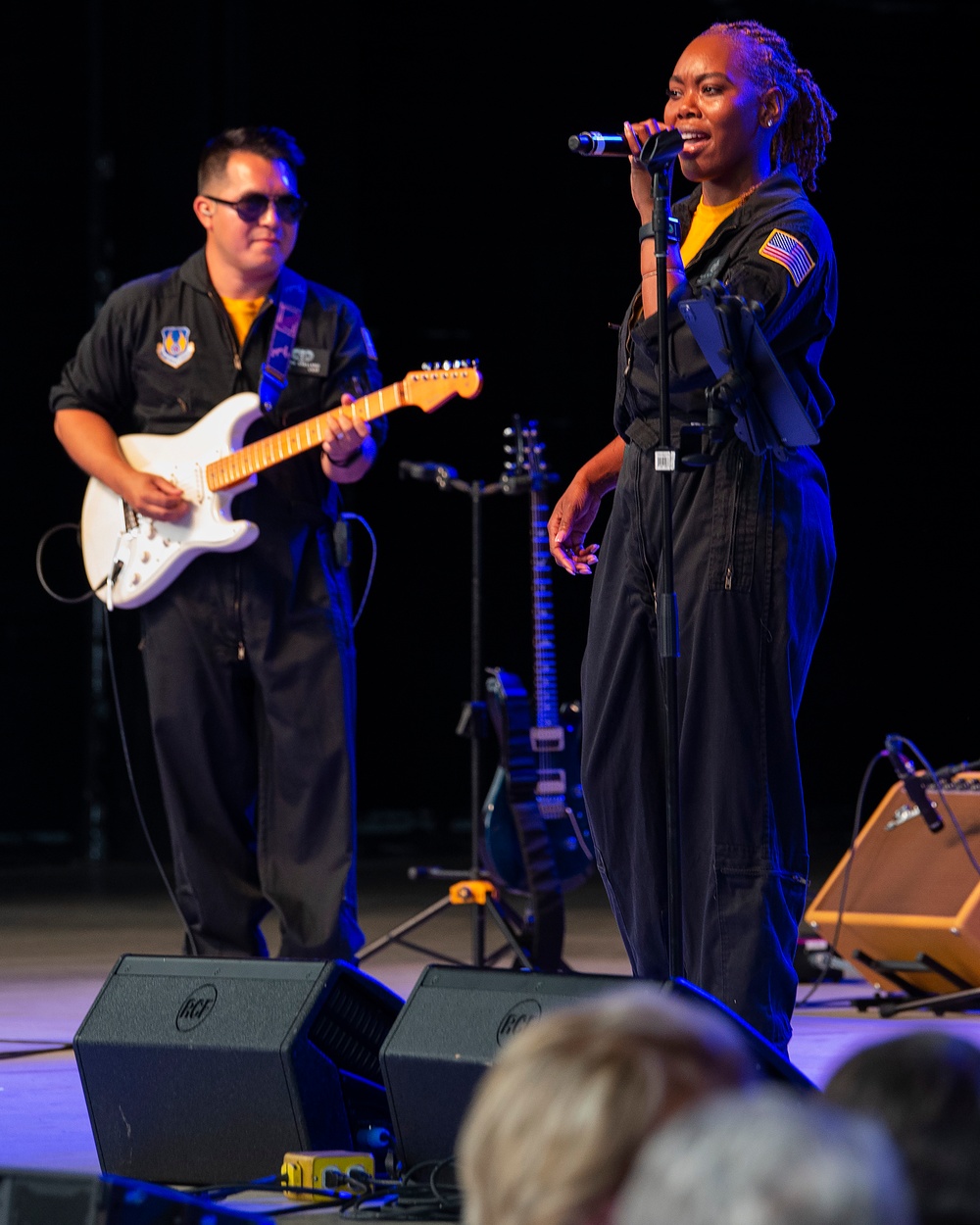 Air Force Band of Flight rocks at the Fraze