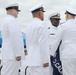 NAVFAC Southwest command flag is presented to Capt. Scott