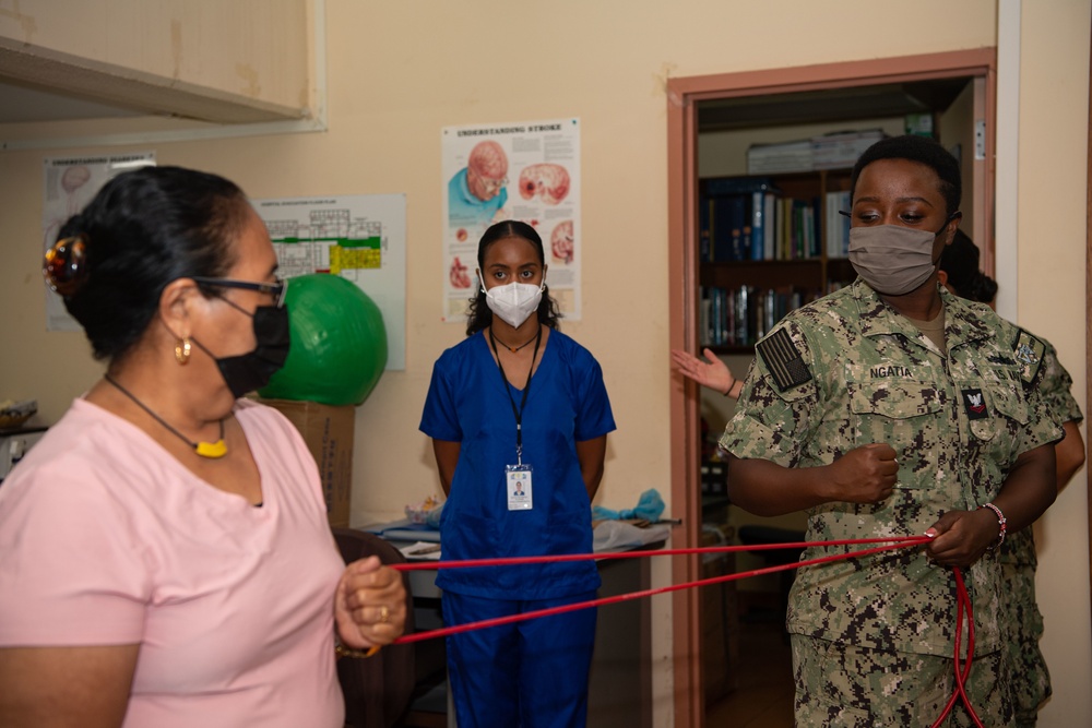 Pacific Partnership 2022 Provides Physical Therapy Assistance at Balau General Hospital