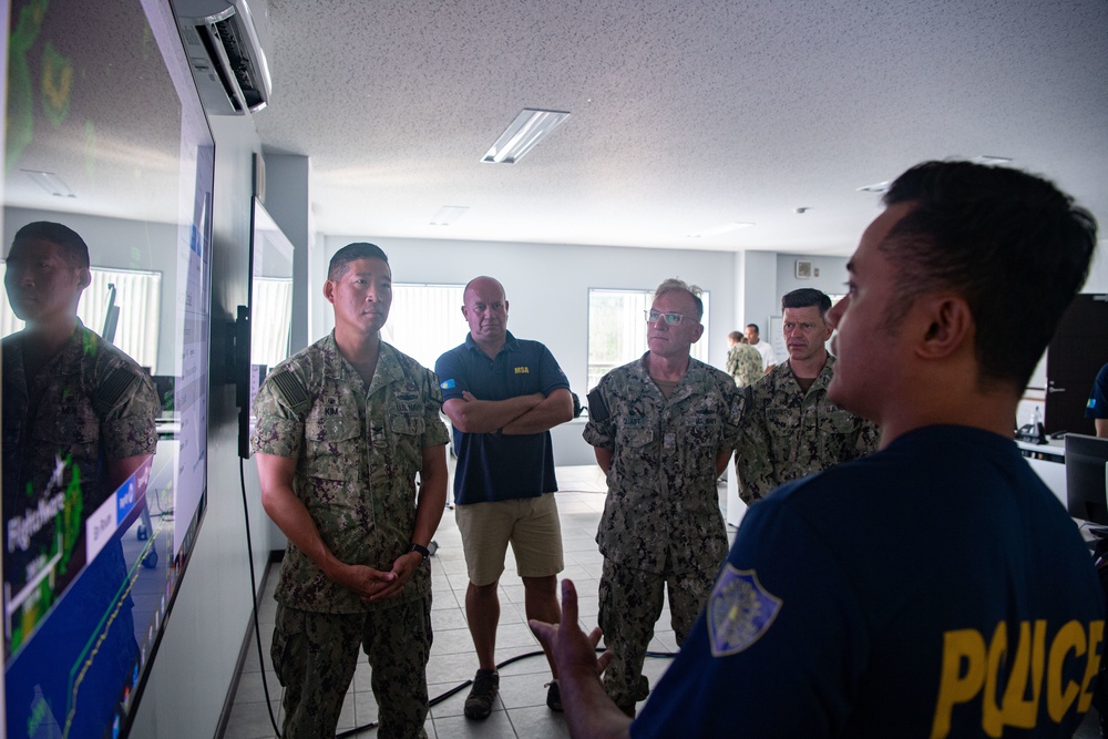 Pacific Partnership 2022 Leadership Tour the Bureau of Maritime Security and Fish &amp; Wildlife Protection in Palau