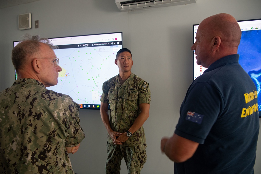 Pacific Partnership 2022 Leadership Tour the Bureau of Maritime Security and Fish &amp; Wildlife Protection in Palau