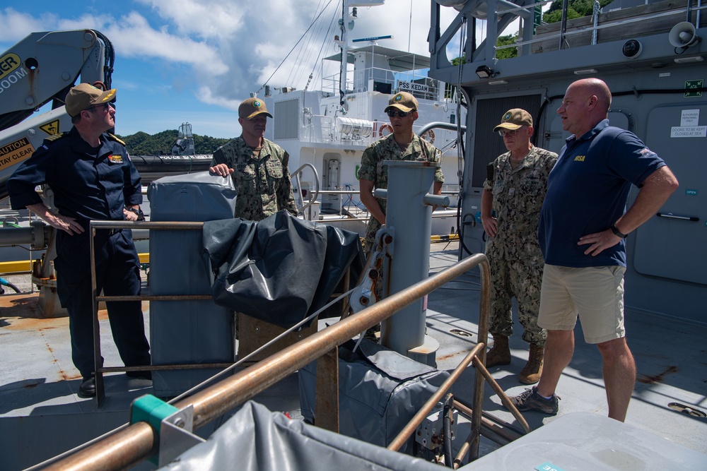 Pacific Partnership 2022 Leadership Tour the Bureau of Maritime Security and Fish &amp; Wildlife Protection in Palau