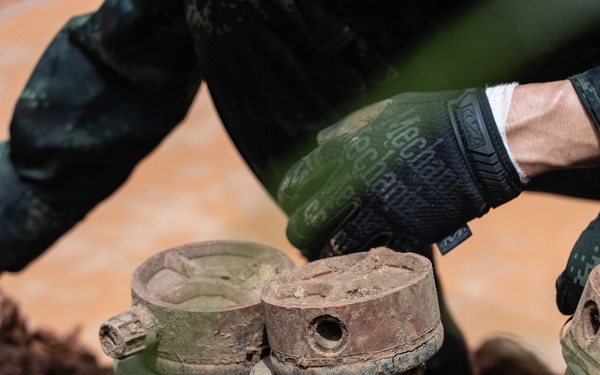 HMA Thailand 22 | Royal Thai and U.S. Marine EOD technicians conduct large scale disposals