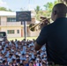 U.S. Pacific Fleet Band performs at the Koror Elementary School in Palau during Pacific Partnership 2022