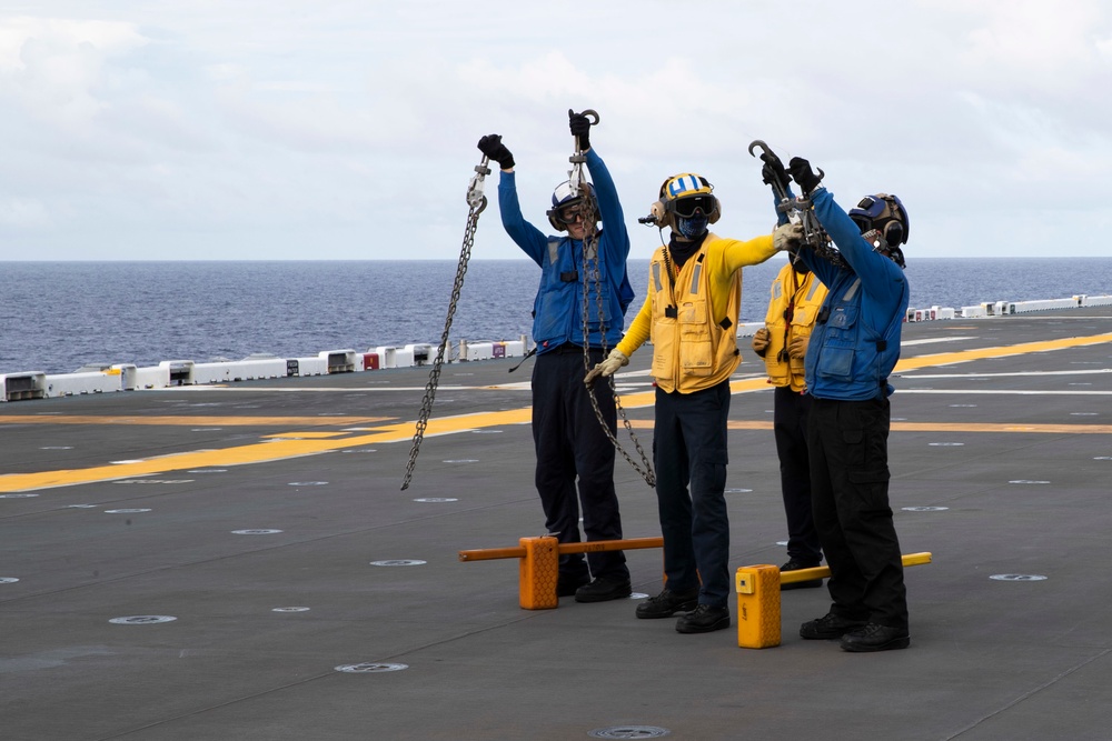 USS Tripoli Flight Operations 29JULY