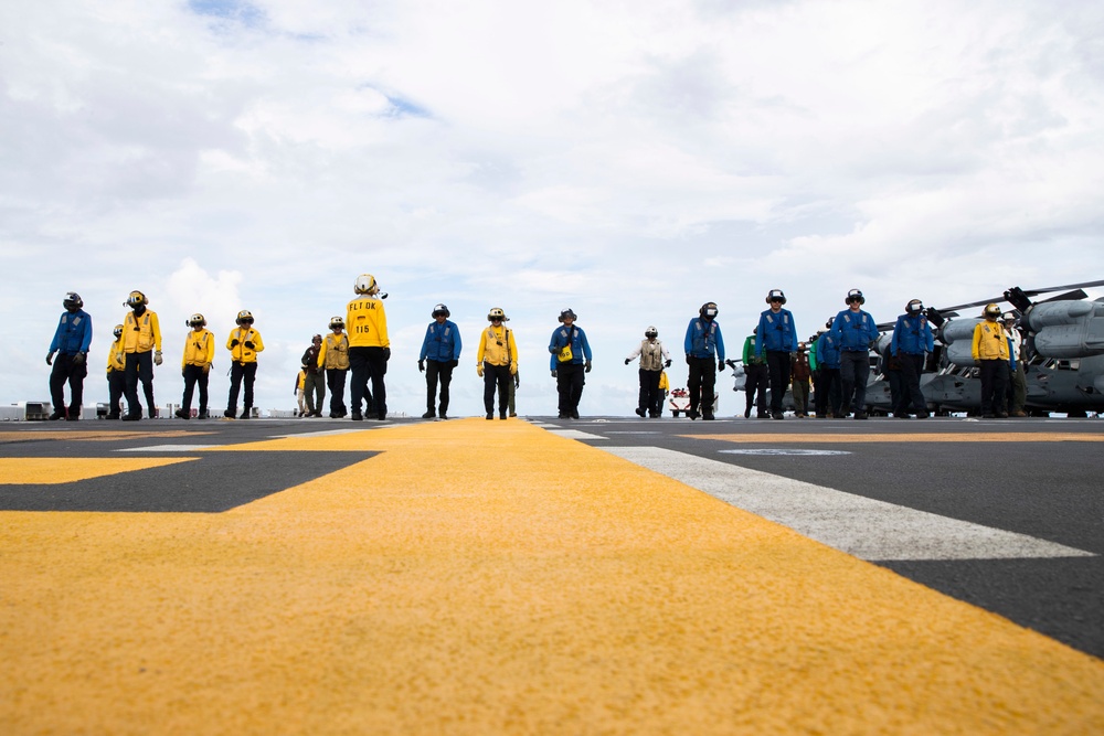 USS Tripoli Flight Operations 29JULY