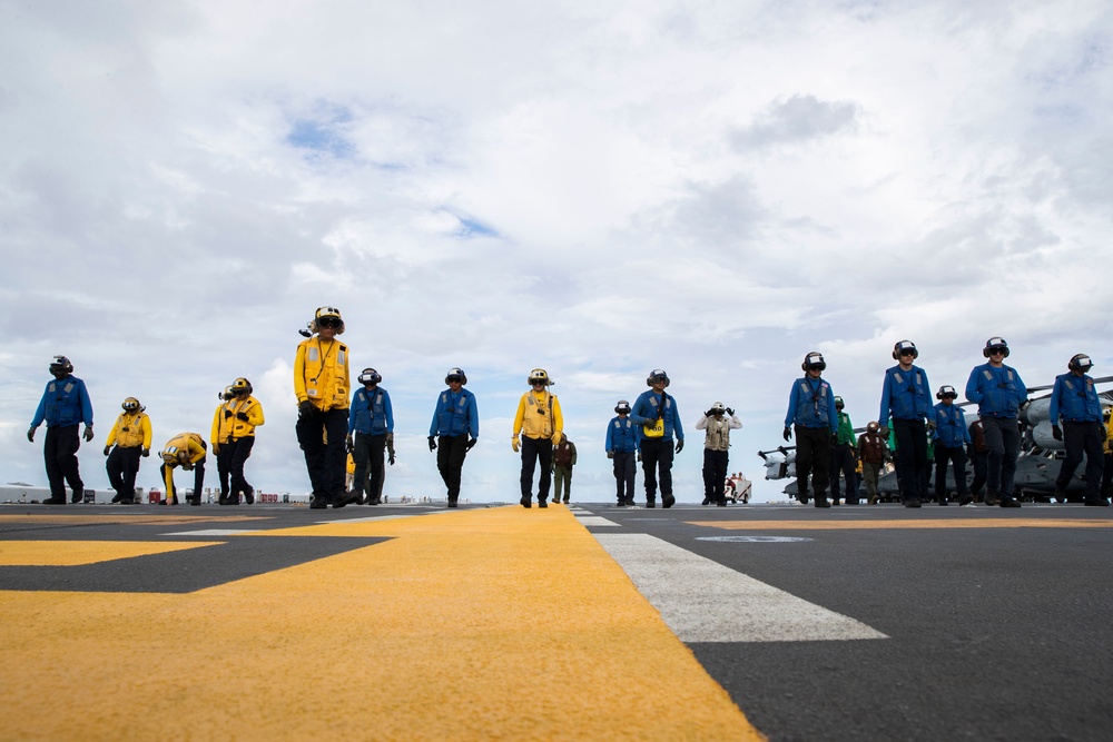 USS Tripoli Flight Operations 29JULY