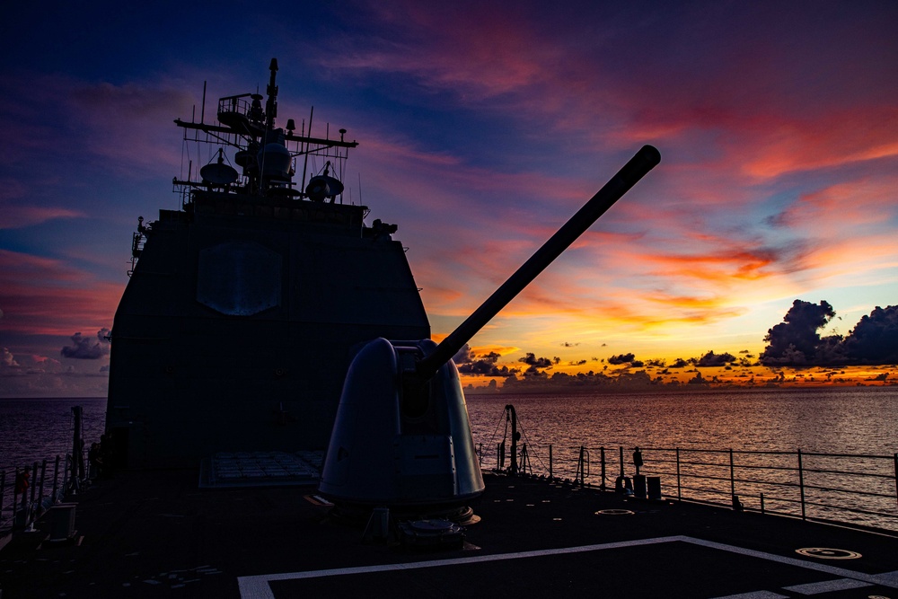 USS Chancellorsville Conducts Routine Operations