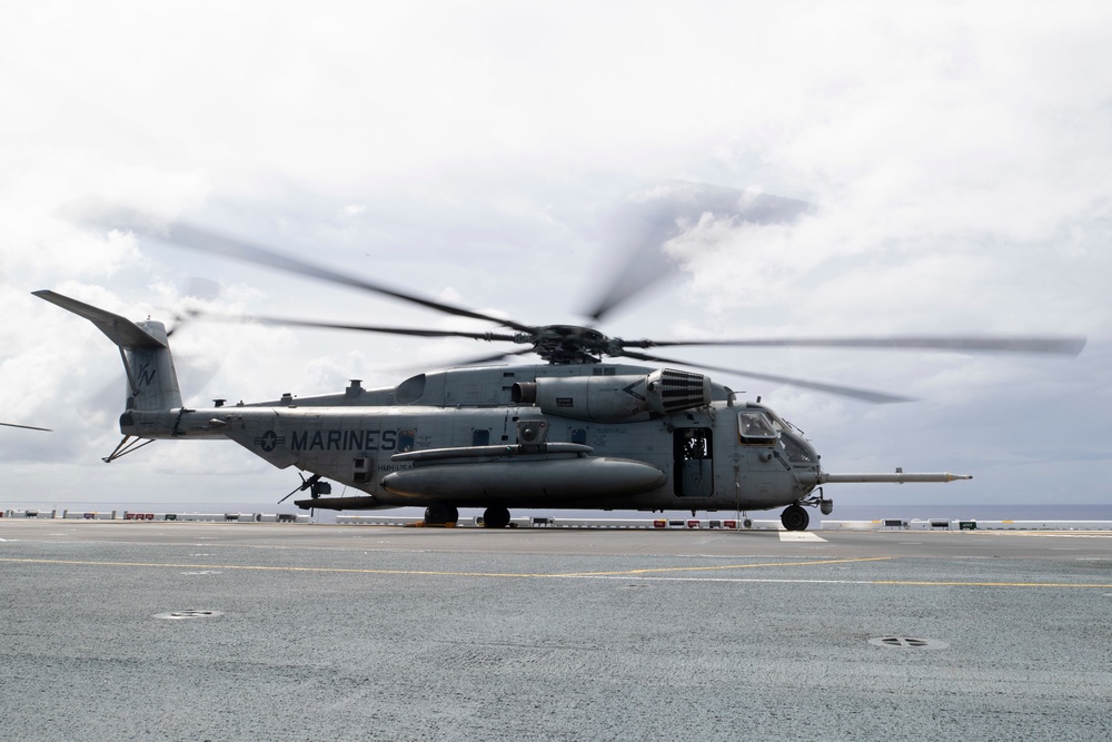 USS Tripoli Flight Operations 29 JULY