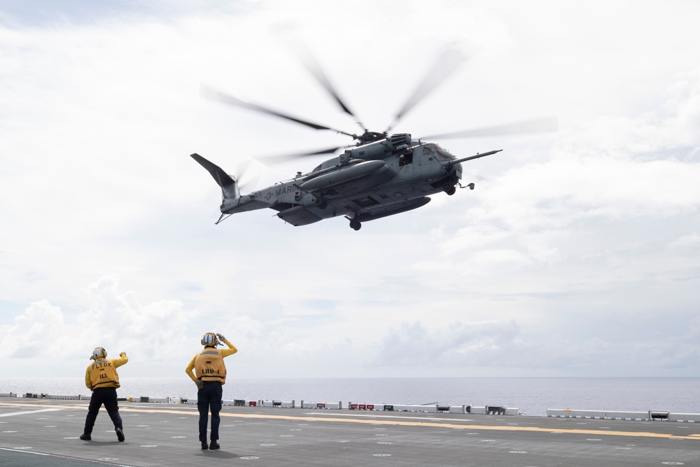 USS Tripoli Flight Operations 29JULY