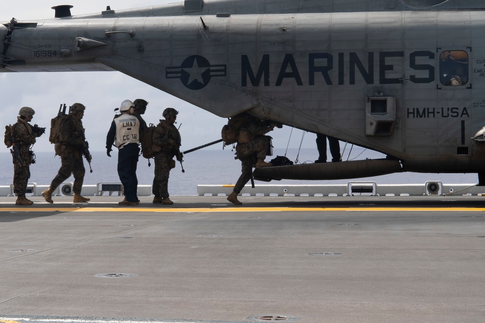 USS Tripoli Flight Operations 29JULY